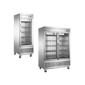 Acero Inoxidable con Puerta de Cristal