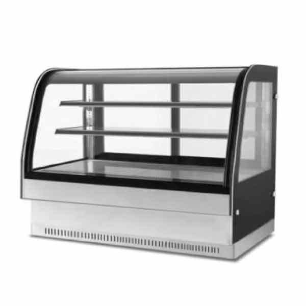 Vitrina Refrigerada de Cristal Curvo – Migsa GN-1800C2