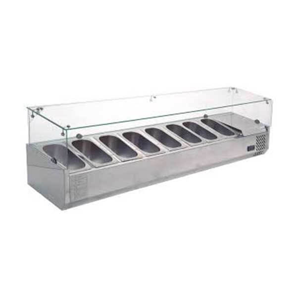 Vitrina Refrigerada para Ensalada y Pizza – Migsa RT-1800L